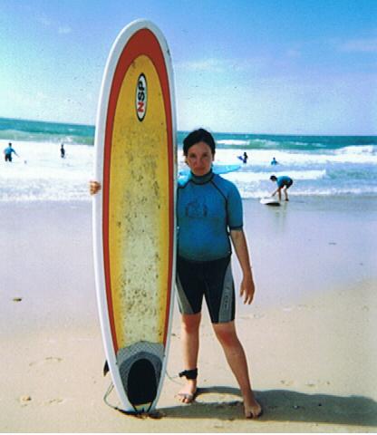 moi et le surf